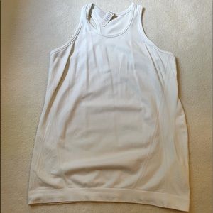 Athleta Girls White Power Up Tank L/12